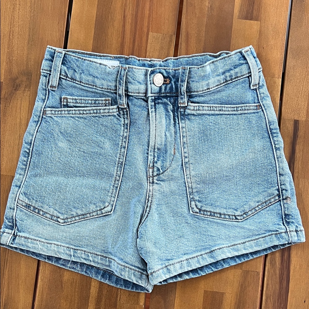 Zara Light Blue Jean Shorts
